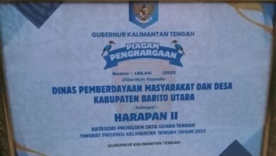 Pemkab Barito Utara Sabet Harapan II SIDARA Award Pemkab Barito Utara Sabet Harapan II SIDARA Award