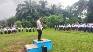 Polsek Kahut Perkuat Pembinaan Pelajar Lewat Program Police Go To School