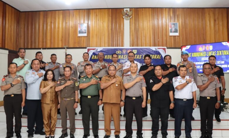Polres Gunung Mas Gelar Rakor Lintas Sektoral, Mantapkan Pengamanan Nataru 2025–2026