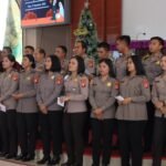 Ibadah Natal 2025, Polres Gunung Mas Dorong Penguatan Mental dan Spiritual Anggota