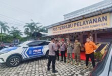 Amankan Nataru 2025, Polres Gunung Mas Siaga di Pusat Kota Kurun