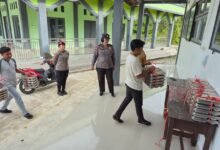 Srikandi Polres Gunung Mas Kawal Distribusi MBG
