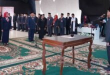 Bupati Barito Utara Lantik 9 Pejabat Baru, Posisi Direktur RSUD Muara Teweh Berganti
