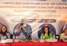 Tingkatkan Kreativitas Pendidik PAUD, HIMPAUDI Barito Utara Workshop Cipta Lagu Anak dan APE