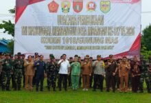 Sinergitas TNI–Polri dan Pemda Warnai Pembukaan TMMD Imbangan Ke-127 di Tewah