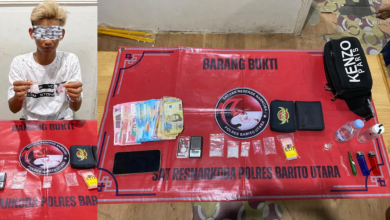 Simpan Sabu dalam Dompet, Pemuda di Barito Utara Tak Berkutik Diciduk Polisi
