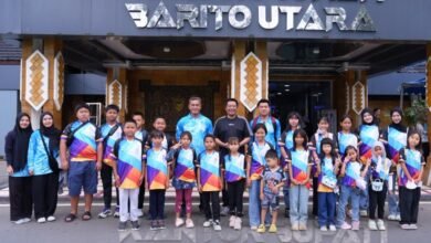 Lepas Kontingen Batara Swimming Club, Wabup Barito Utara Janjikan Dukungan Fasilitas