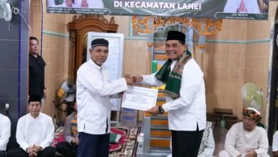 Bupati Barito Utara Salurkan Hibah Rp 1 Miliar untuk Masjid Nurul Ahya