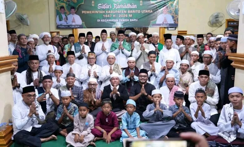 Bupati Barito Utara Tutup Safari Ramadhan 1447 H di Kelurahan Jambu