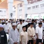 Bupati Shalahuddin Sholat Ied Bersama Warga di Masjid Shiratal Mustaqim