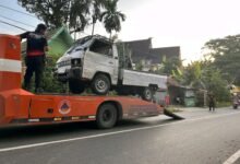 Detik-detik Evakuasi Mobil Tenggelam di Sungai Barito, Begini Proses Evakuasinya