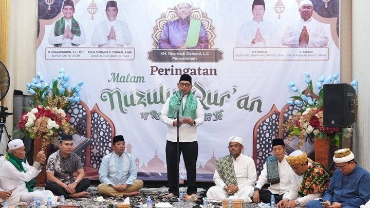 Nuzulul Qur’an di Mata Bupati Shalahuddin, Al-Qur’an Harus Jadi Kompas Pengabdian