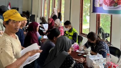 PT BEK dan PAMA Gelar Cek Kesehatan & Pembagian Sembako Gratis di Benangin