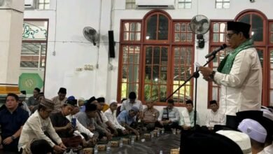 Ini Pesan Bupati Shalahuddin di Masjid Al-Istiqamah Bukit Sawit