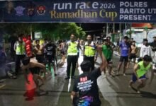 Viral di Media Sosial, Run Race Ramadhan Polres Barito Utara Jadi Ajang Unjuk Bakat Pemuda