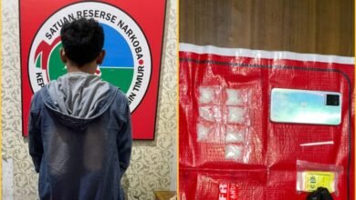 Pengedar Ini Coba Buang Sabu ke Semak-Semak