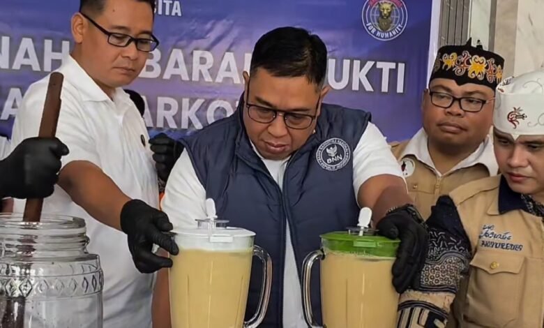 Jaringan Lintas Provinsi Dibongkar, BNNP Kalteng Musnahkan Narkotika