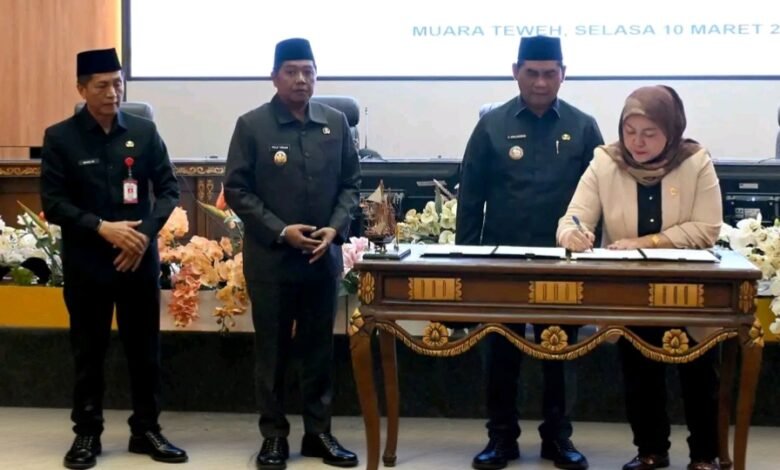 DPRD Barito Utara Sahkan Raperda RPJMD 2025–2029