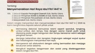 Sambut Idul Fitri, Pemkab Barito Utara Imbau Pasang Dekorasi dan Jaga Kebersihan