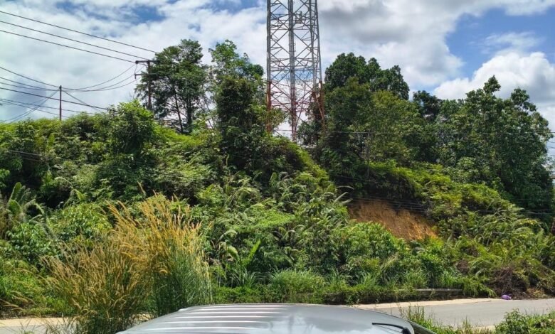 Waspada! Longsor di Jalur Utama Desa Sikui Barito Utara Intai Pengguna Jalan Negara