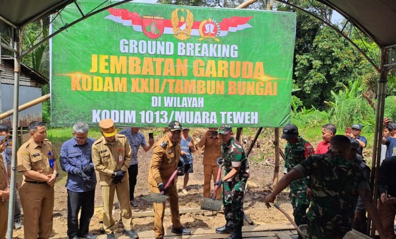 Groundbreaking Jembatan Garuda, Motor Penggerak Ekonomi Desa
