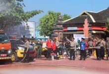 Pastikan Alat Siap Tempur, Kapolres Barito Utara Cek Sarpras Karhutla