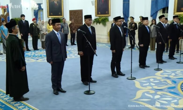 Presiden Prabowo Lantik Menteri, Wamen, hingga Penasihat Khusus Baru