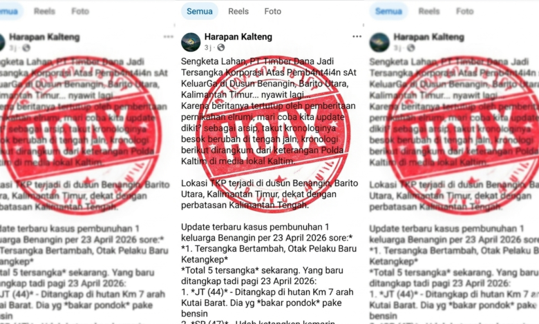 Sebar Berita Bohong Soal Kasus Benangin? Ini Penjelasan Polres Barito Utara