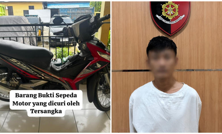 Pria di Barito Utara Ini Gasak Sepeda Motor Calon Mertuanya