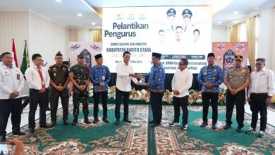 KADIN Barito Utara 2026-2031 Dilantik, Bupati Minta Produk Lokal Mampu Bersaing Luas