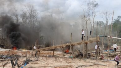 Tambang Emas Ilegal di Belakang SMAN 2 Muara Teweh Digerebek Polisi
