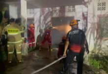 Gudang Pupuk Dinas Pertanian Barito Utara di KM 7 Terbakar