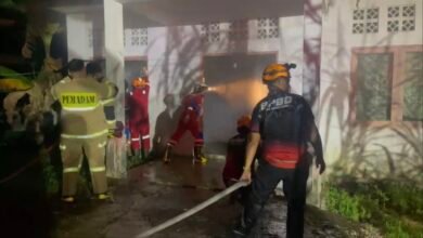 Gudang Pupuk Dinas Pertanian Barito Utara di KM 7 Terbakar