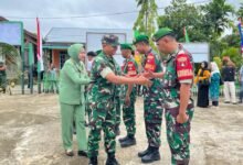 Perkuat Kondusivitas Wilayah, Dandim Muara Teweh Kunjungi Laung Tuhup dan Batura