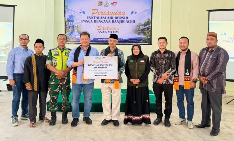 PAMA dan Astra Bangun Instalasi Air Bersih di Aceh