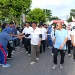 Meriah! Bupati Shalahuddin Hadiri Jalan Sehat Hari Bhayangkara