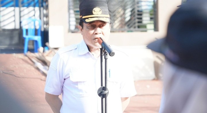 Kadis Diskominfosandi Barito Utara Ajak Bawahanya Tingkatkan Semangat Kerja