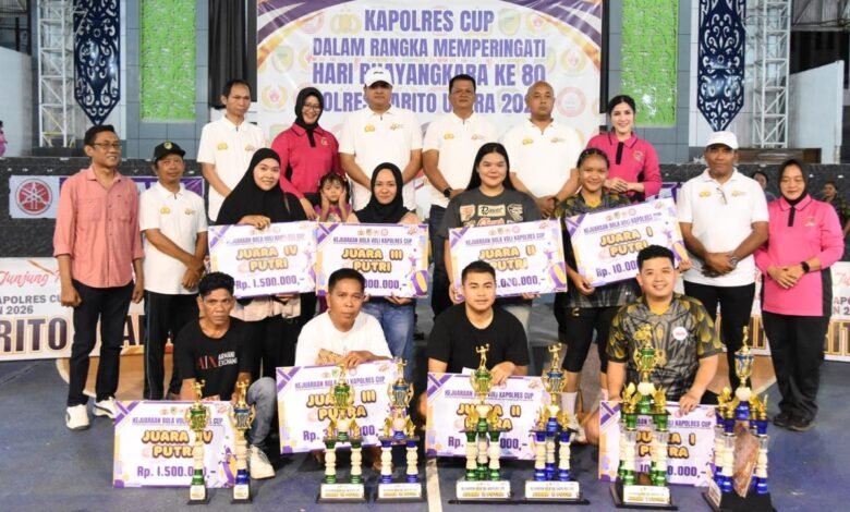 Tim Kresna Sukses Kawinkan Gelar Juara Voli di Barito Utara