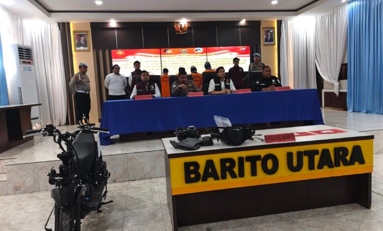 Polres Barito Utara Gulung 25 Pelaku Kejahatan 3C, Kasus Curat Paling Mendominasi