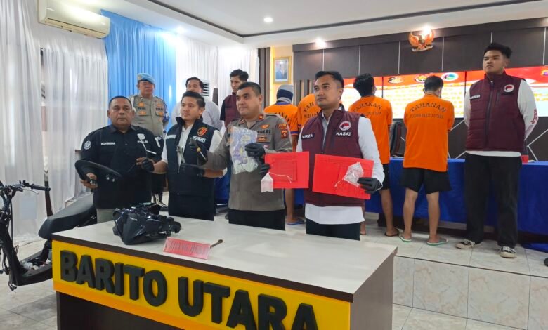 Dua Pria di Barito Utara Dibekuk Polisi Gegara Edarkan Sabu