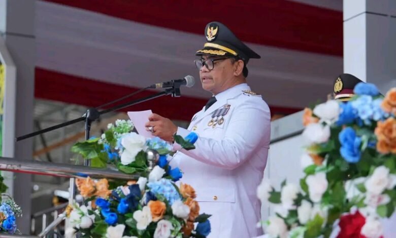 Shalahuddin Pimpin Upacara Hari Bhayangkara ke-80