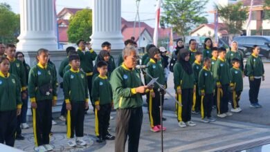 Kontingen O2SN Barito Utara Dilepas Bupati Shalahuddin Kontingen O2SN Barito Utara Dilepas Bupati Shalahuddin