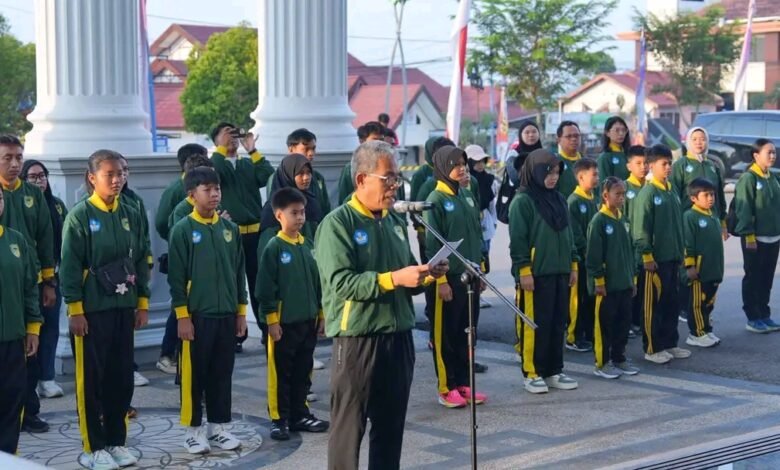 Kontingen O2SN Barito Utara Dilepas Bupati Shalahuddin