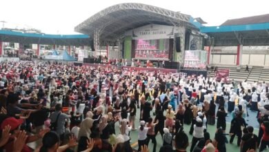 Pemkab Barito Utara Gelar Senam Bersama dan Futsal Bupati Cup