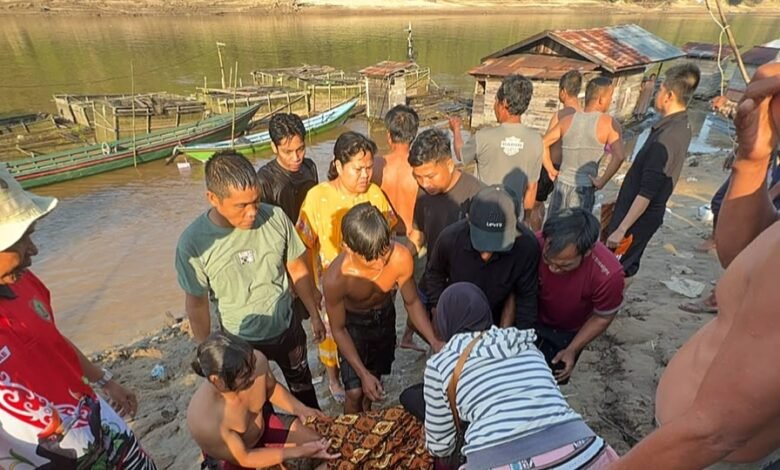 Innalillahi! Bocah 10 Tahun yang Tenggelam di Sungai Barito Lahei Ditemukan Meninggal