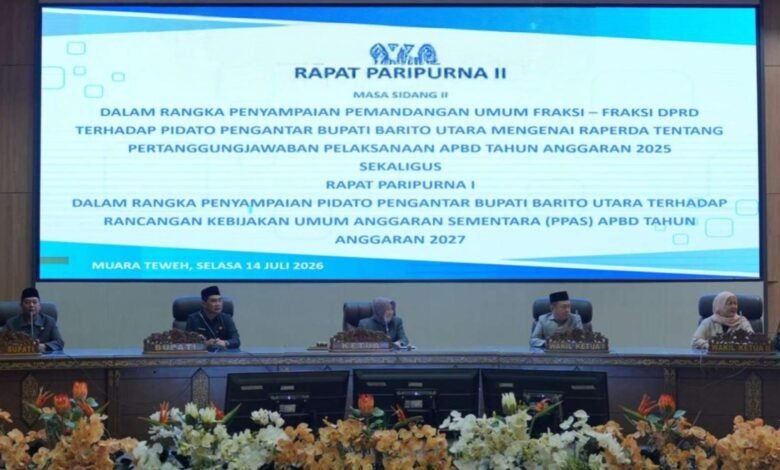 Mulai Bahas PPAS APBD 2027, Pemkab Barito Utara Jaga Keberlanjutan Pembangunan