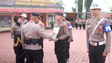 Polres Barito Utara PTDH Dua Personelnya Karena Desersi