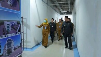 Sidak RSUD Muara Teweh, Shalahuddin Pastikan Pembangunan Tepat Waktu
