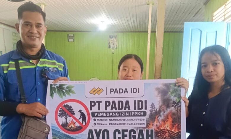 PT Pada Idi Gencarkan Penyuluhan Pencegahan Karhutla PT Pada Idi Gencarkan Penyuluhan Pencegahan Karhutla
