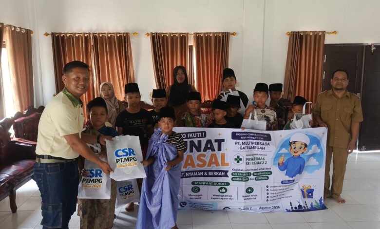 PT Multipersada Gatramegah Gelar Sunat Massal untuk 28 Anak di Barito Utara